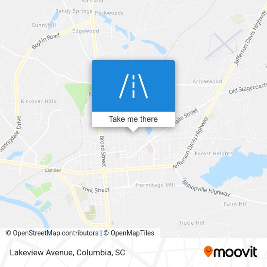 Mapa de Lakeview Avenue