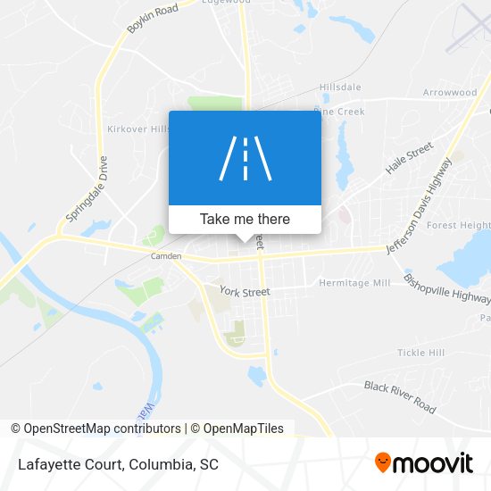 Mapa de Lafayette Court