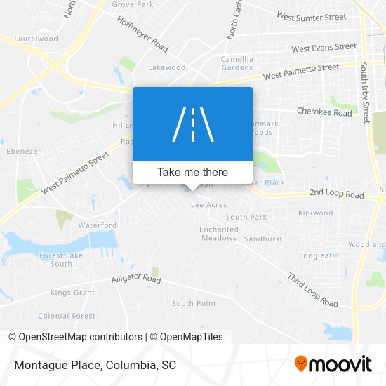 Mapa de Montague Place