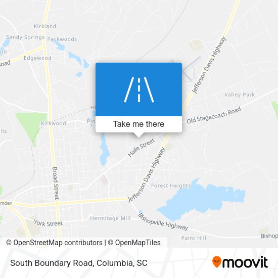 South Boundary Road map