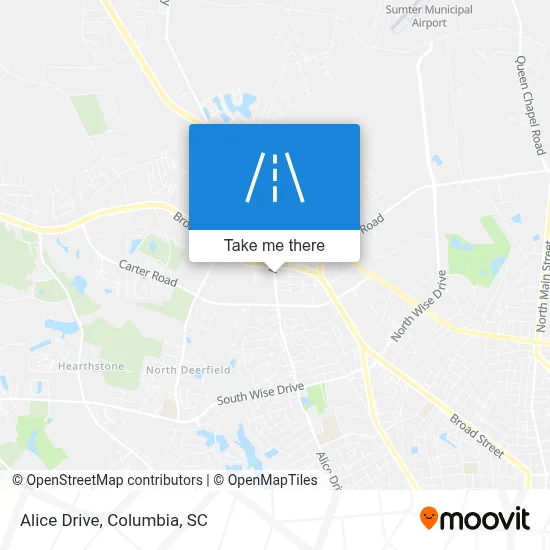 Alice Drive map