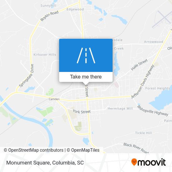 Monument Square map