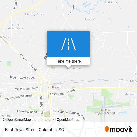 Mapa de East Royal Street