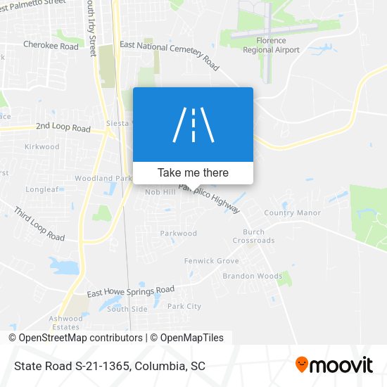 State Road S-21-1365 map