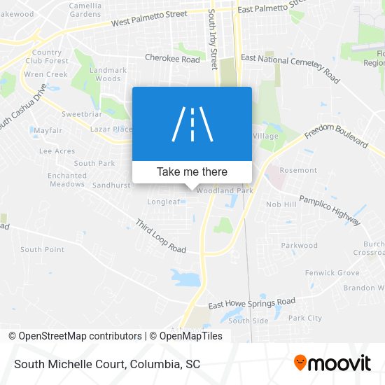 South Michelle Court map