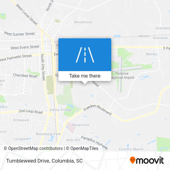 Mapa de Tumbleweed Drive