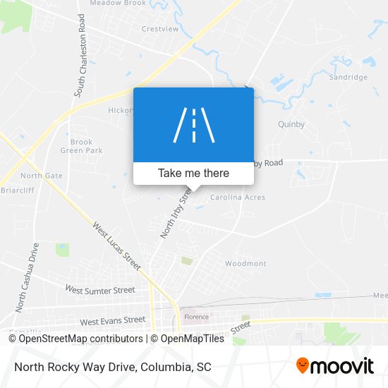 North Rocky Way Drive map