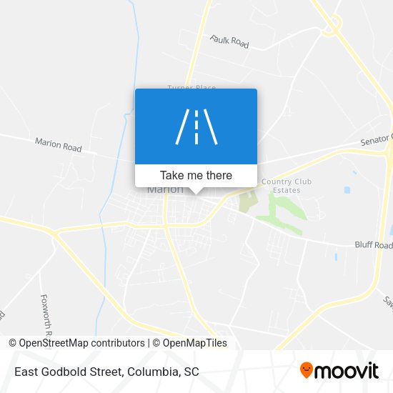 East Godbold Street map