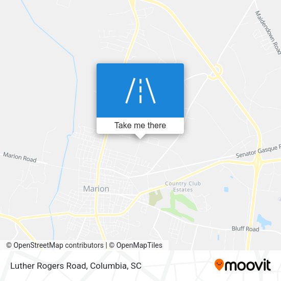 Mapa de Luther Rogers Road