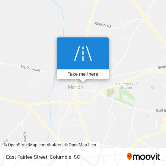 Mapa de East Fairlee Street