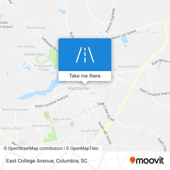 East College Avenue map