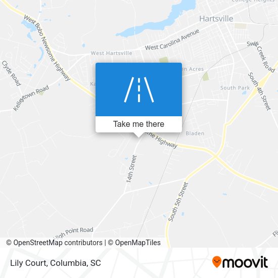 Mapa de Lily Court