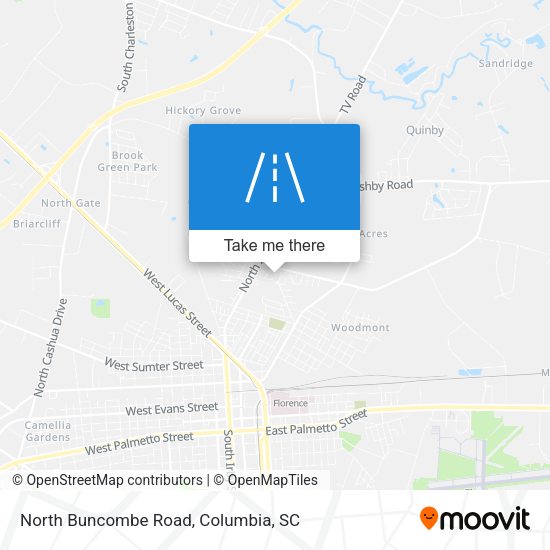 Mapa de North Buncombe Road
