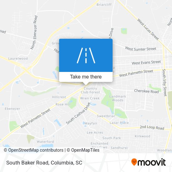 Mapa de South Baker Road