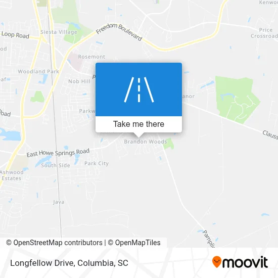 Longfellow Drive map