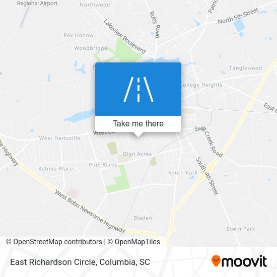 Mapa de East Richardson Circle