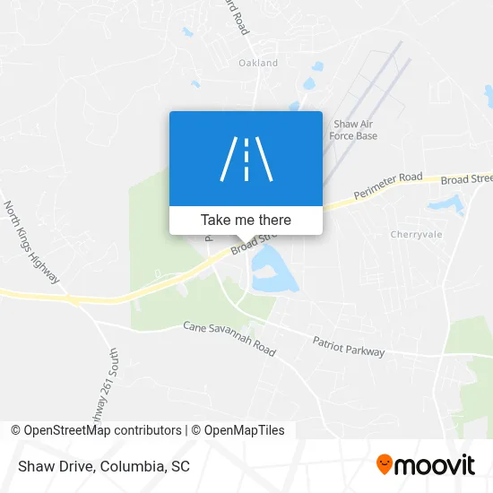 Shaw Drive map