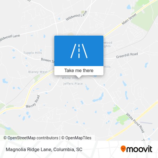 Magnolia Ridge Lane map