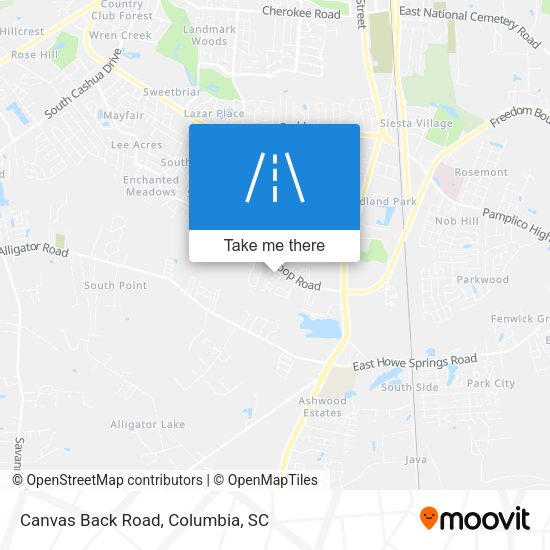 Mapa de Canvas Back Road