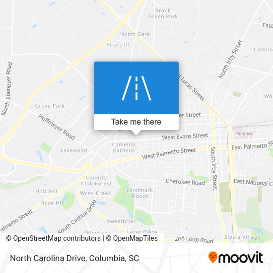 North Carolina Drive map