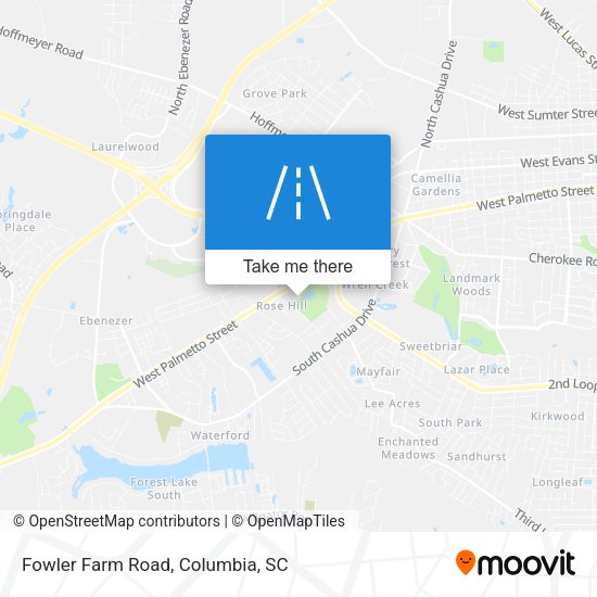 Mapa de Fowler Farm Road