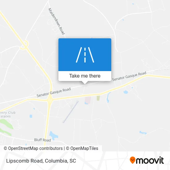 Lipscomb Road map