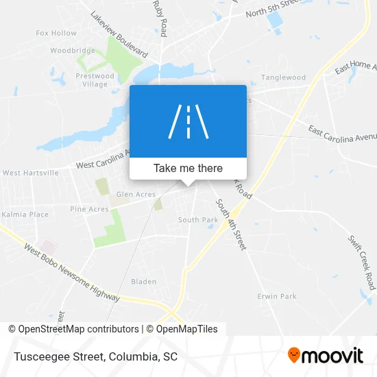 Tusceegee Street map