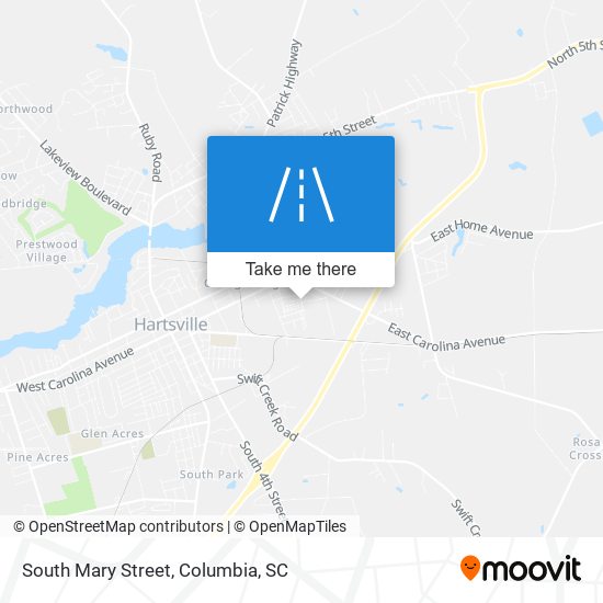 South Mary Street map