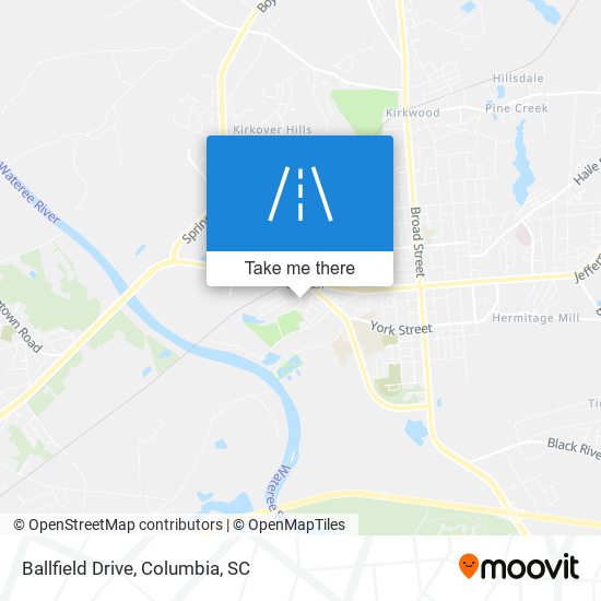 Ballfield Drive map