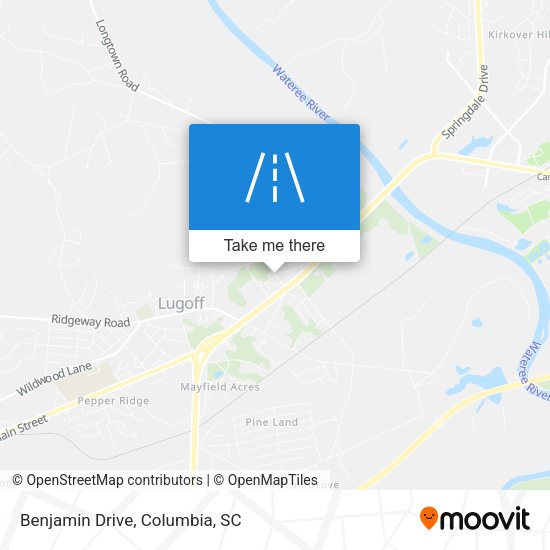 Mapa de Benjamin Drive