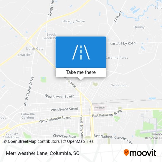 Mapa de Merriweather Lane