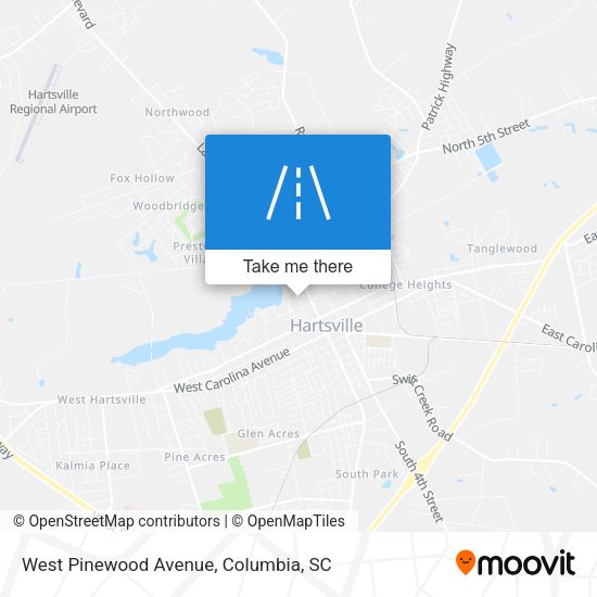 Mapa de West Pinewood Avenue
