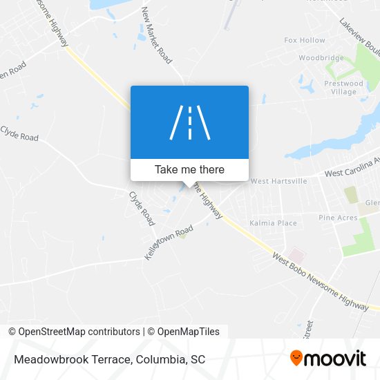 Meadowbrook Terrace map