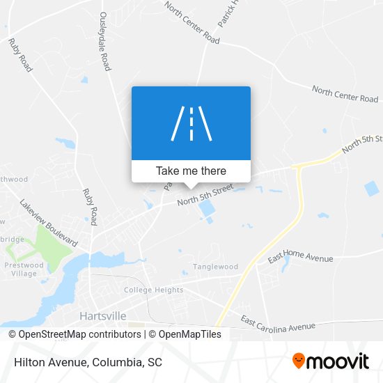 Mapa de Hilton Avenue