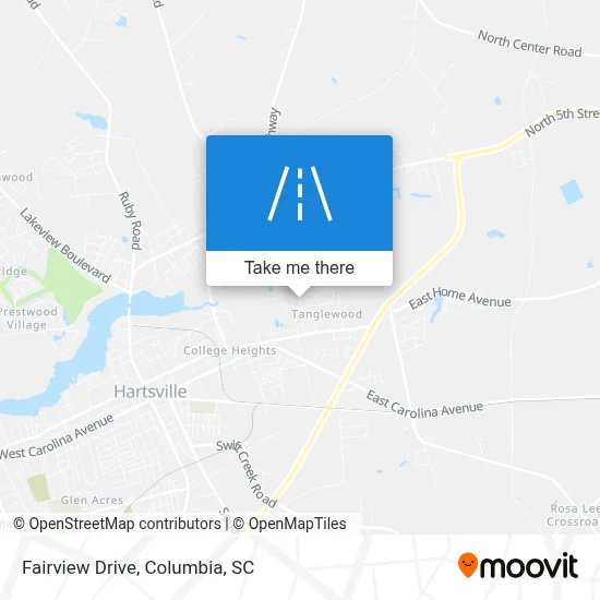 Fairview Drive map