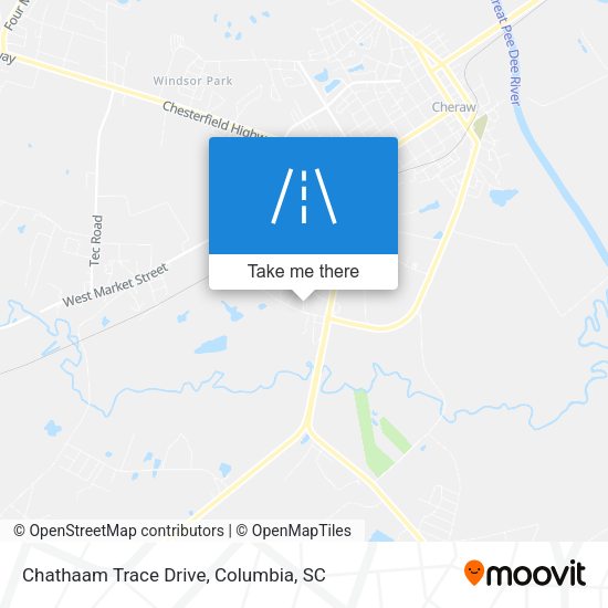 Chathaam Trace Drive map