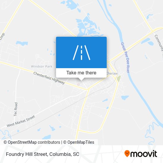 Foundry Hill Street map