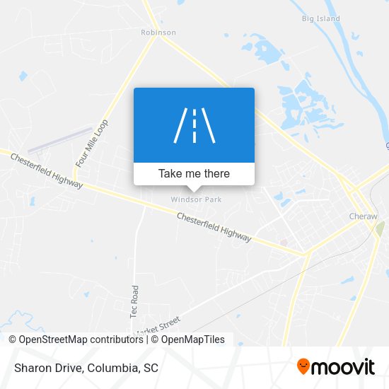 Sharon Drive map