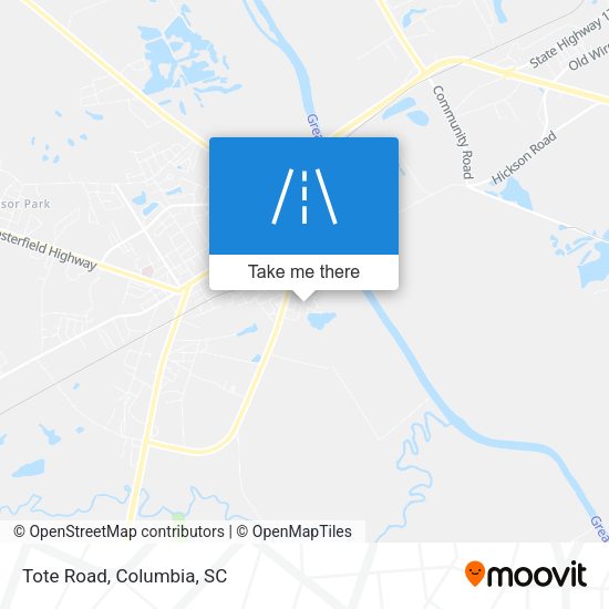 Mapa de Tote Road