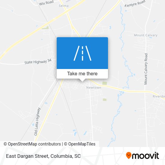 East Dargan Street map