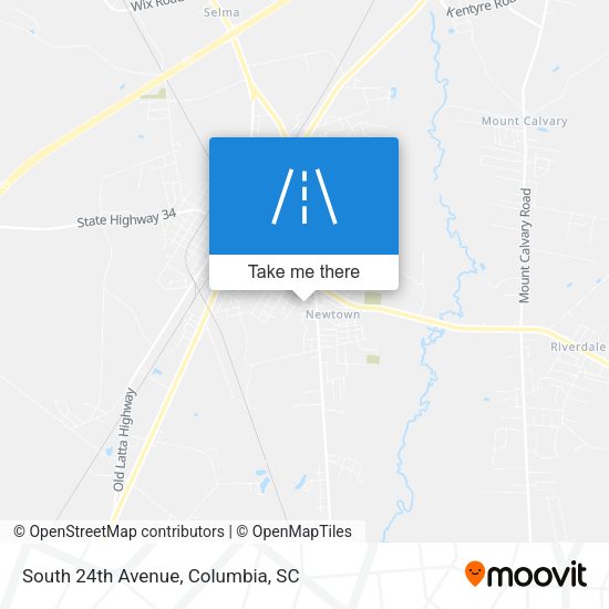 South 24th Avenue map