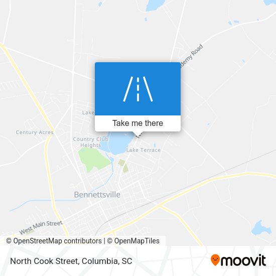 Mapa de North Cook Street