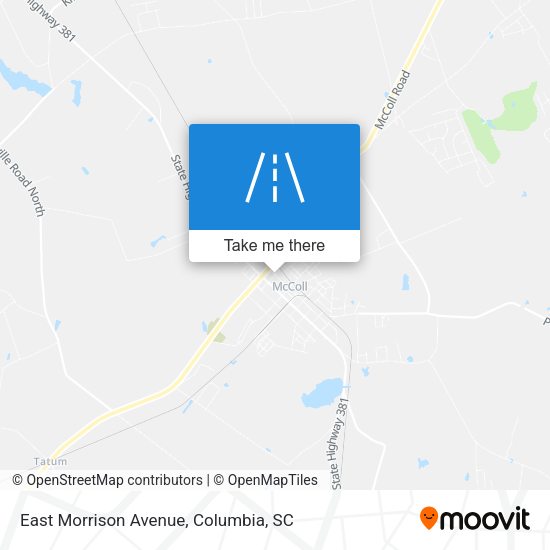 Mapa de East Morrison Avenue