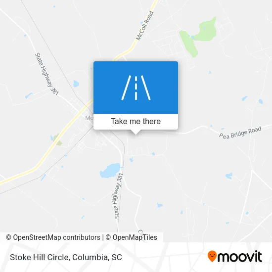 Stoke Hill Circle map