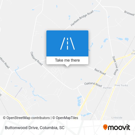 Mapa de Buttonwood Drive