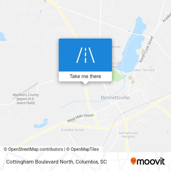 Cottingham Boulevard North map
