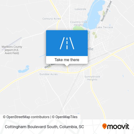 Mapa de Cottingham Boulevard South