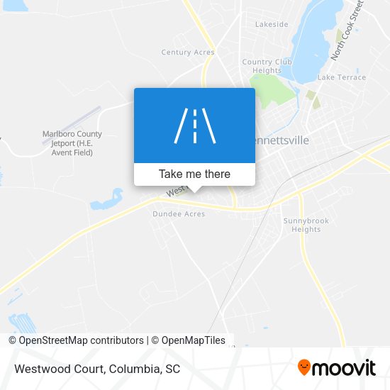 Mapa de Westwood Court