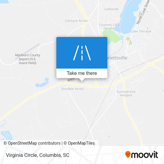 Mapa de Virginia Circle