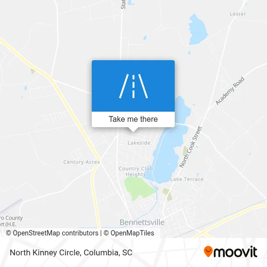 North Kinney Circle map